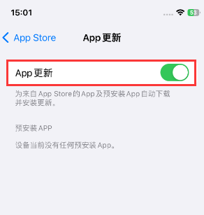 阳江苹果15维修中心如何让iPhone15APP自动更新