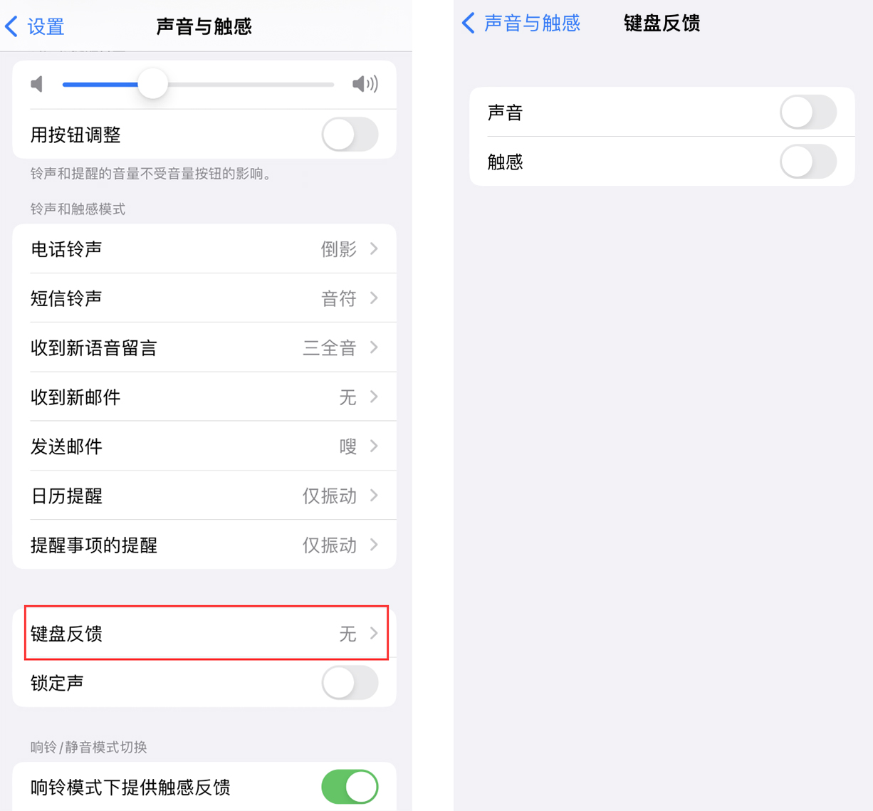 阳江苹果手机维修分享iOS 16 小细节：支持开启 iPhone 键盘声音及触感反馈 